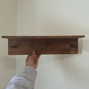 mid-century modern wall shelf